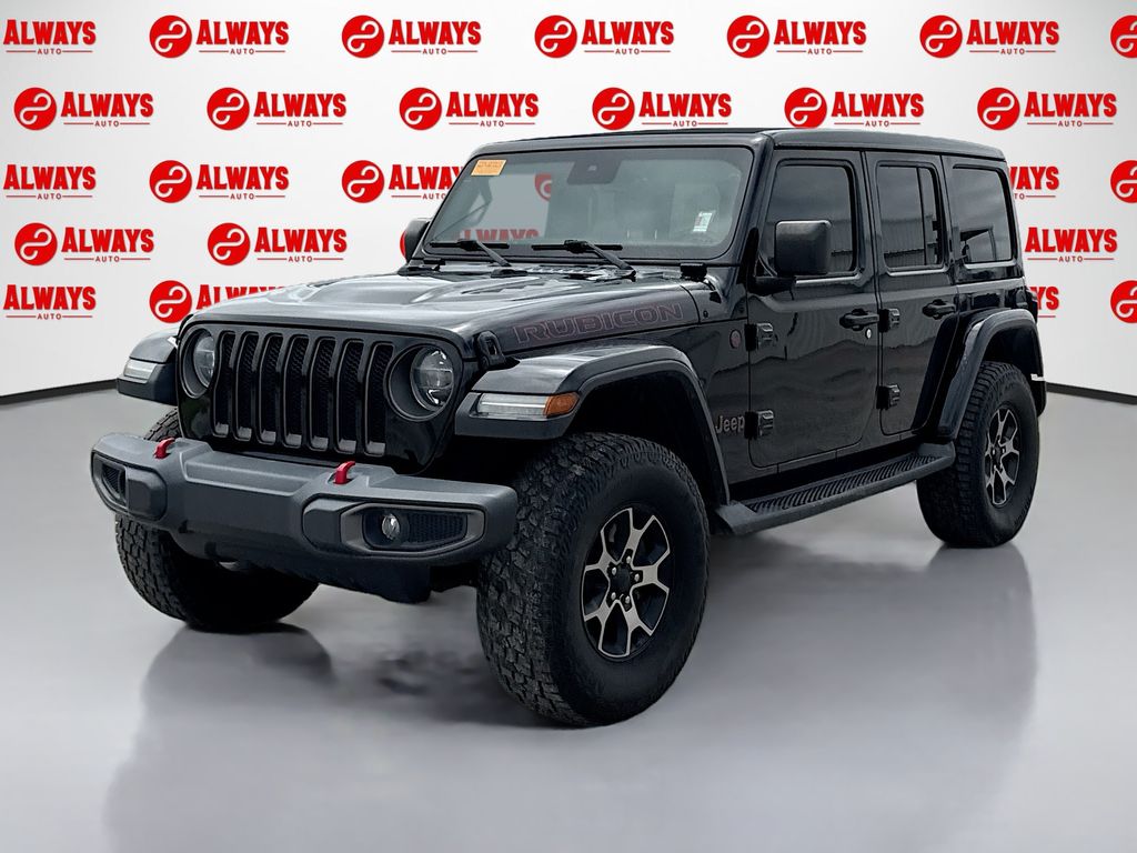 Black Clearcoat 2019 Jeep Wrangler Unlimited Rubicon 4WD SUV / Crossover Four-Wheel Drive 8-Speed Automatic