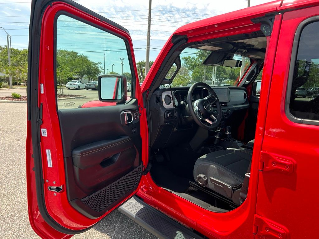 Used 2025 Firecracker Red Clearcoat Jeep Sahara 4xe image 15