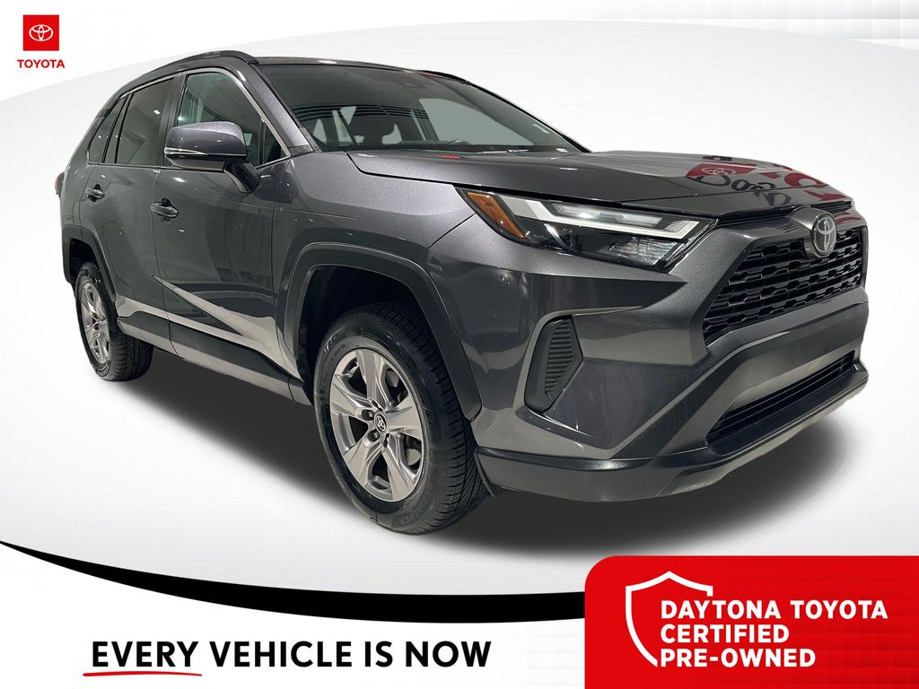 Magnetic Gray 2022 Toyota RAV4 XLE FWD SUV / Crossover Front-Wheel Drive 8-Speed Automatic