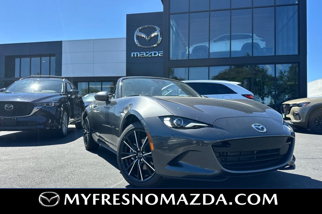 Machine Gray 2026 Mazda MX-5 Miata Convertible Rear-Wheel Drive 6-Speed Automatic