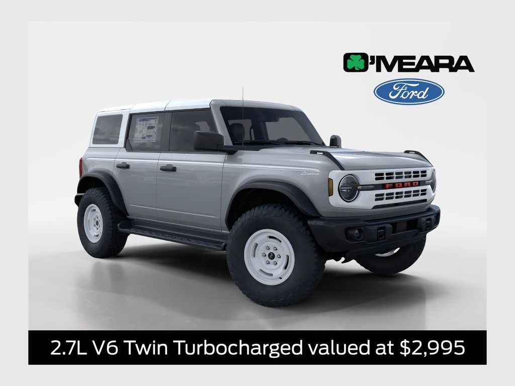 Avalanche Gray 2026 Ford Bronco Heritage Edition 4-Door 4WD SUV / Crossover Four-Wheel Drive Automatic