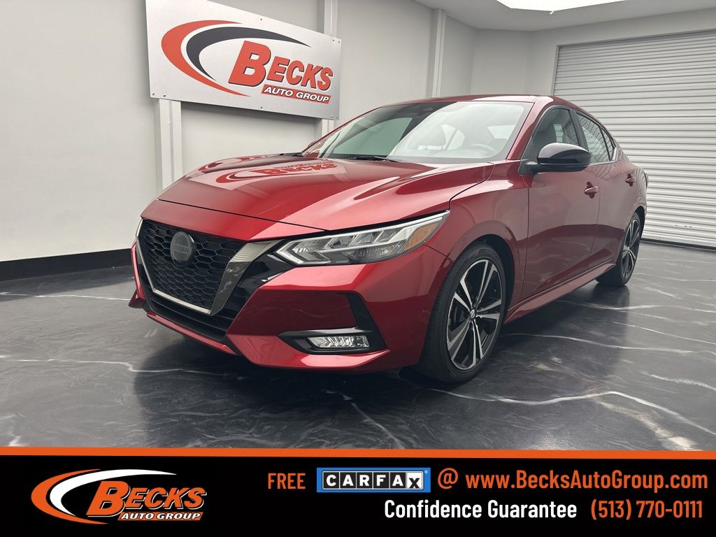 Red (Scarlet Ember Tintcoat) 2022 Nissan Sentra Sedan Front-Wheel Drive Continuously Variable Transmission