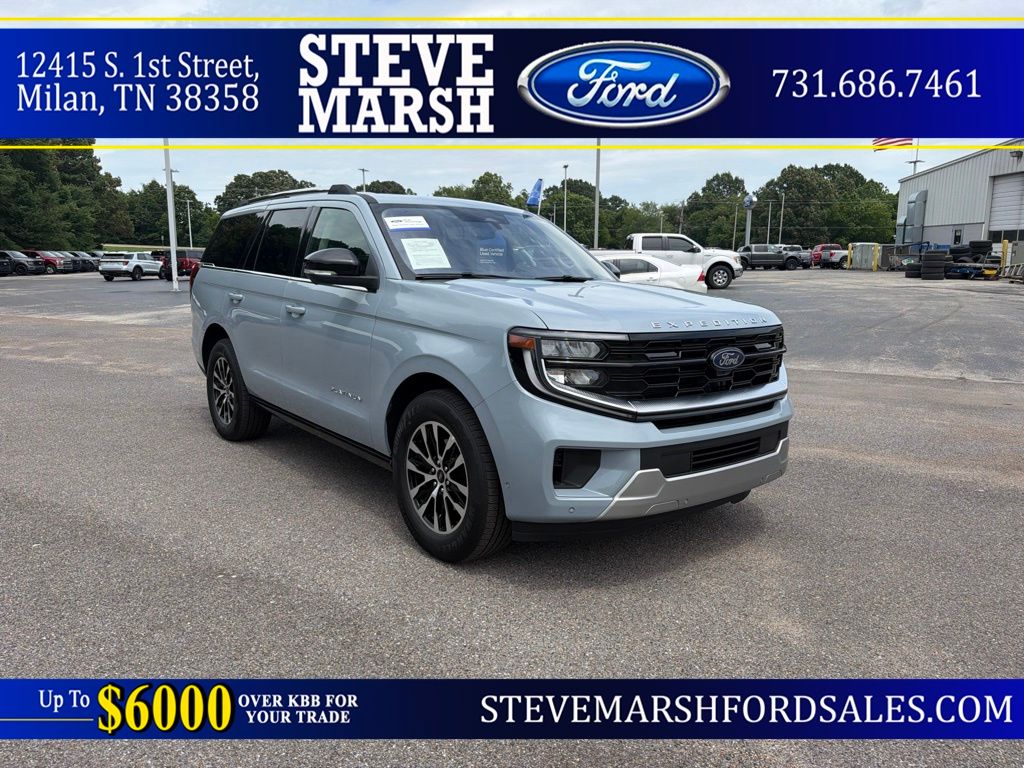 Glacier Gray Metallic TriCoat 2025 Ford Expedition SUV / Crossover Four-Wheel Drive Automatic