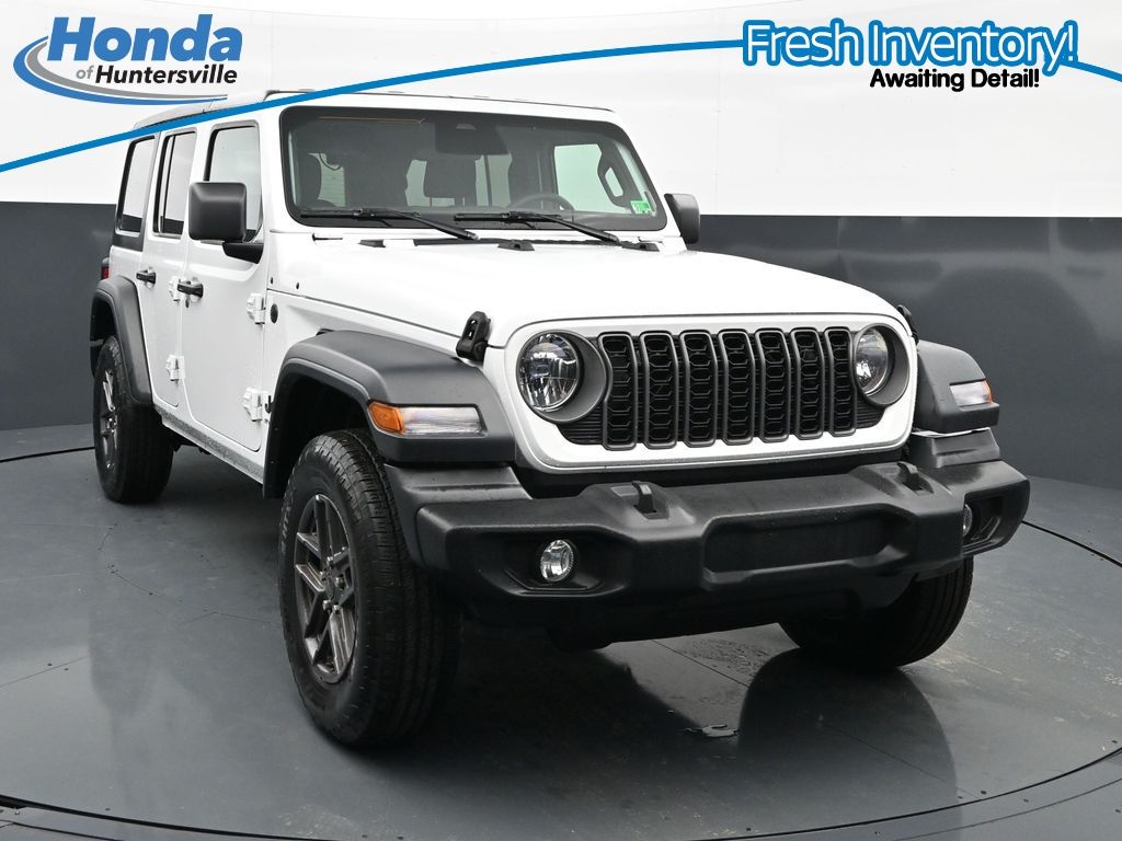 Bright White Clearcoat 2025 Jeep Wrangler SUV / Crossover Four-Wheel Drive 8-Speed Automatic