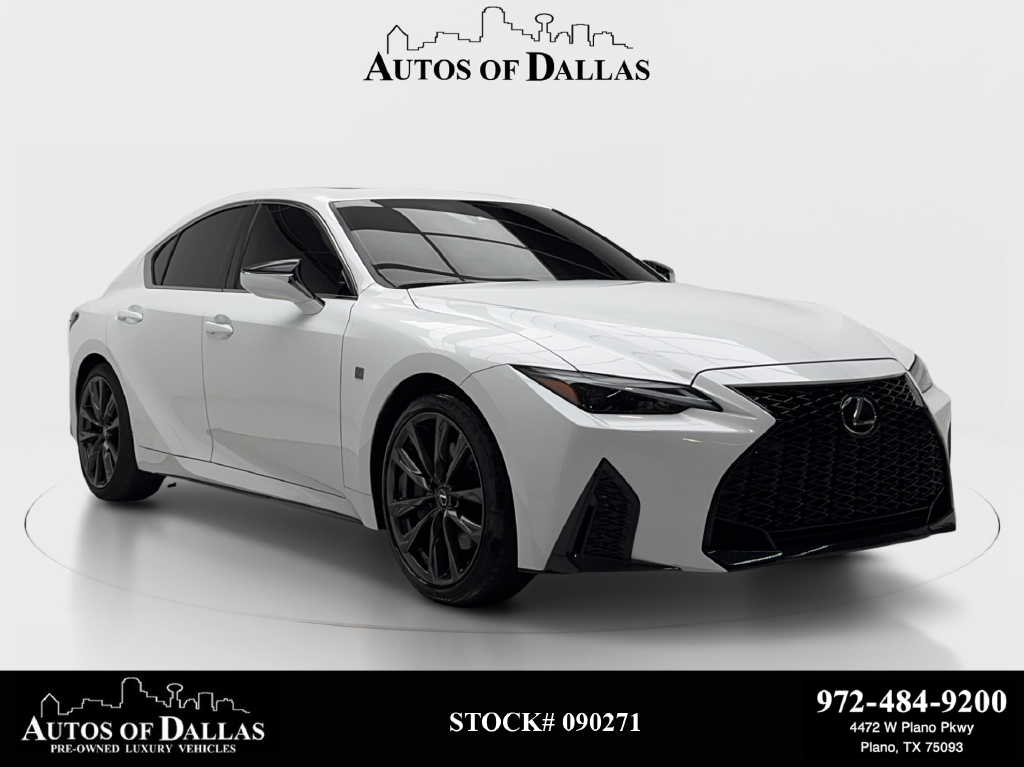 Ultra White 2025 Lexus IS Sedan Rear-Wheel Drive 8-Speed Automatic