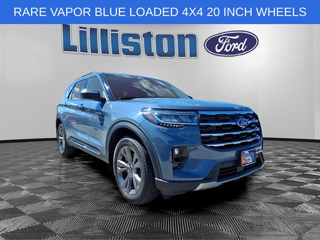 Vapor Blue 2025 Ford Explorer Active AWD SUV / Crossover All-Wheel Drive Automatic
