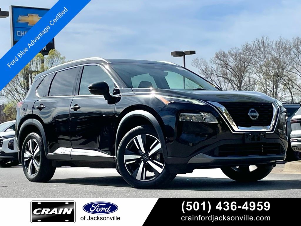 Super Black 2023 Nissan Rogue SUV / Crossover All-Wheel Drive Continuously Variable Transmission