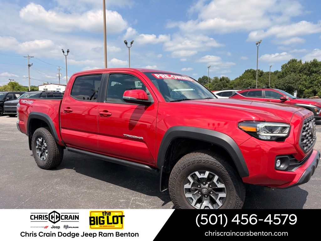 Barcelona Red Metallic 2023 Toyota Tacoma Pickup Truck Four-Wheel Drive 6-Speed Automatic