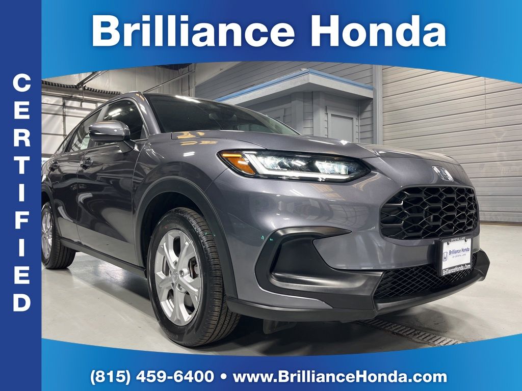 Gray 2024 Honda HR-V SUV / Crossover All-Wheel Drive Continuously Variable Transmission