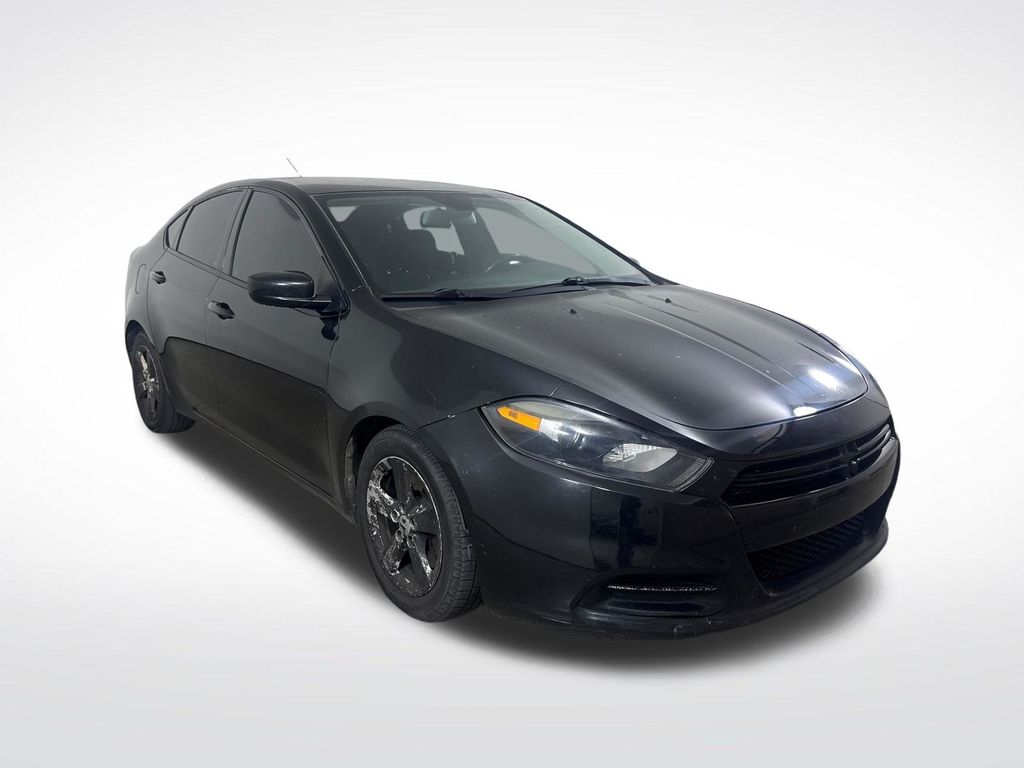 Pitch Black Clearcoat 2015 Dodge Dart Sedan Front-Wheel Drive 6-Speed Automatic