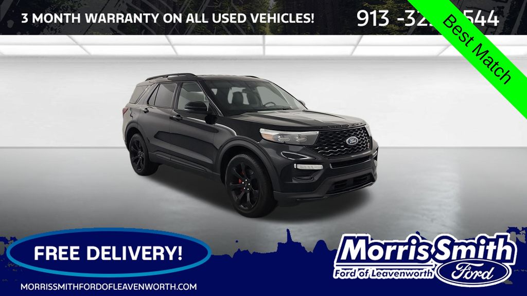 Agate Black Metallic 2023 Ford Explorer SUV / Crossover All-Wheel Drive Automatic
