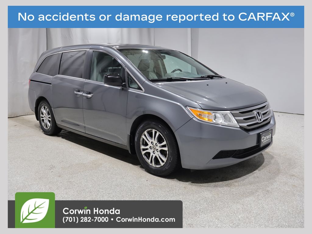 Polished Metal Metallic 2013 Honda Odyssey EX-L FWD Minivan Front-Wheel Drive 5-Speed Automatic