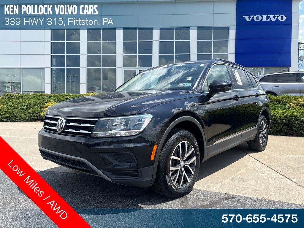 Deep Black 2020 Volkswagen Tiguan SUV / Crossover All-Wheel Drive 8-Speed Automatic