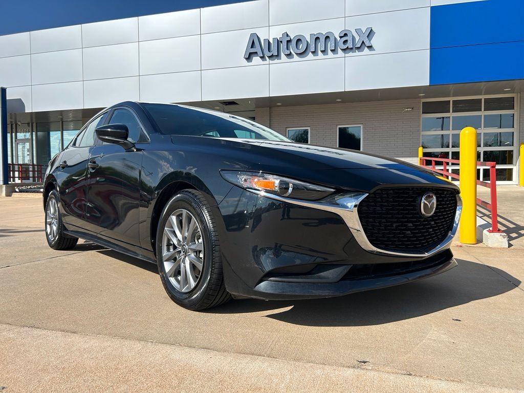 Jet Black Mica 2025 Mazda MAZDA3 Sedan Front-Wheel Drive 6-Speed Automatic