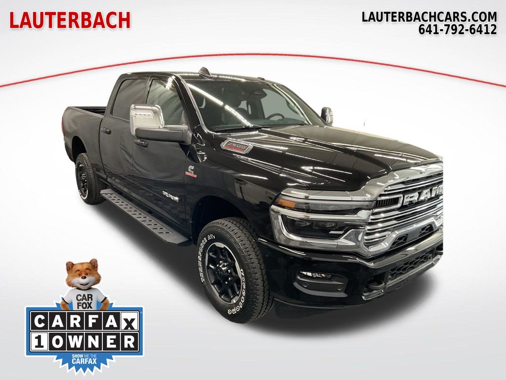 Diamond Black Crystal Pearlcoat 2026 RAM 2500 Pickup Truck Four-Wheel Drive 8-Speed Automatic