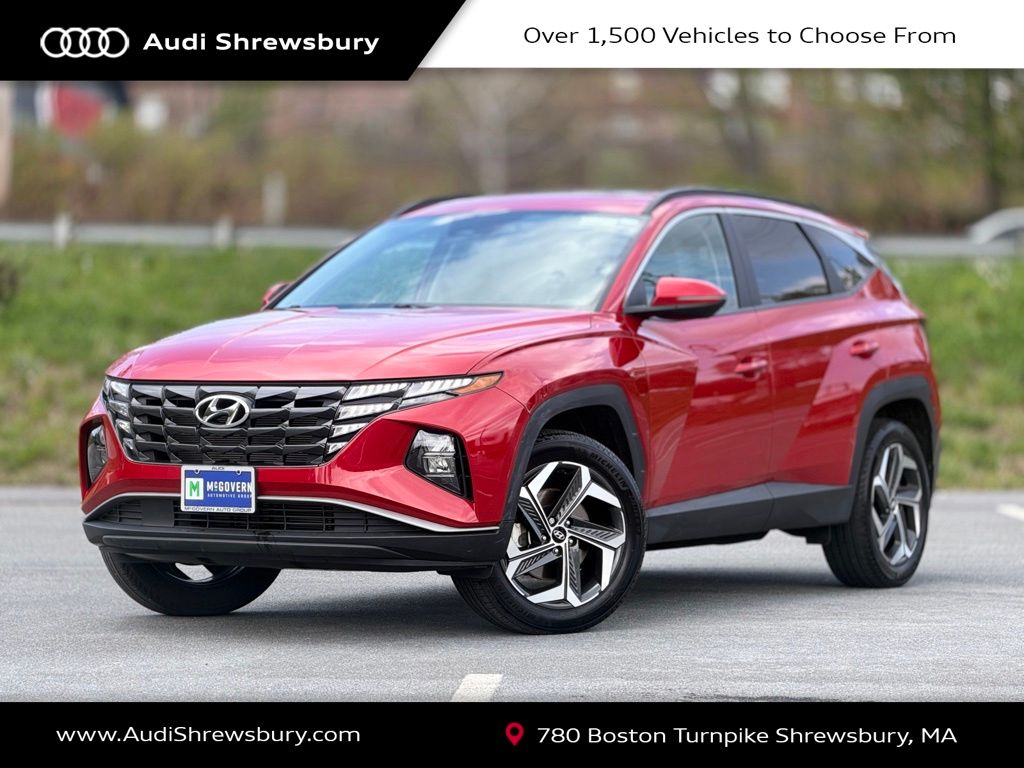 Calypso Red 2023 Hyundai Tucson SUV / Crossover All-Wheel Drive 8-Speed Automatic