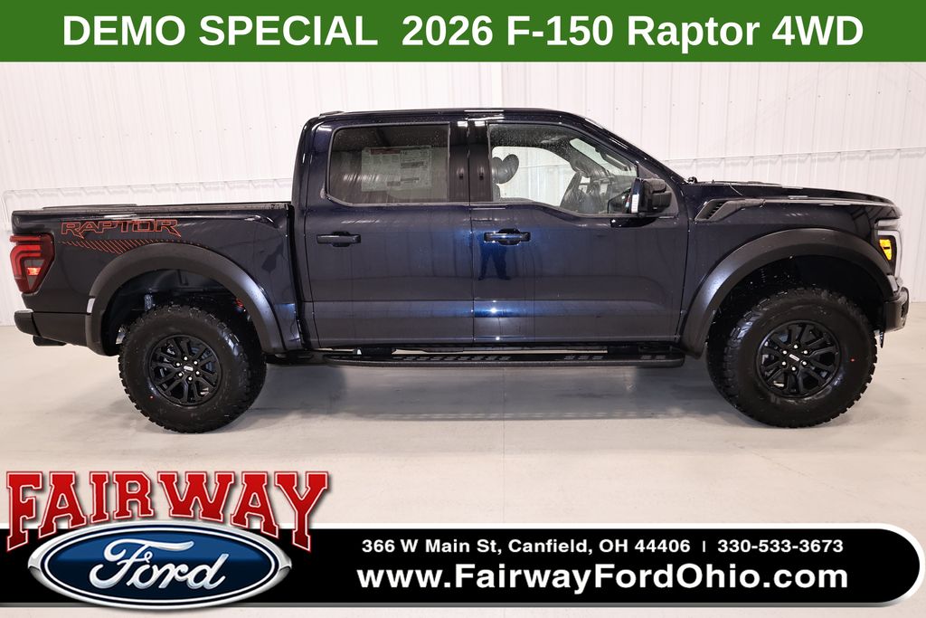 Antimatter Blue Metallic 2026 Ford F-150 Pickup Truck Four-Wheel Drive Automatic