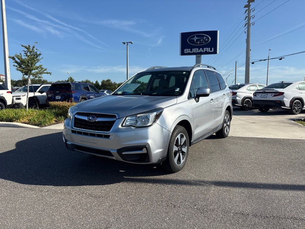 Ice Silver Metallic 2018 Subaru Forester SUV / Crossover All-Wheel Drive Continuously Variable Transmission