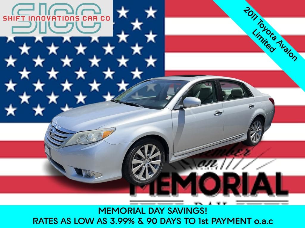 Classic Silver Metallic 2011 Toyota Avalon Limited Sedan Front-Wheel Drive 6-Speed Automatic