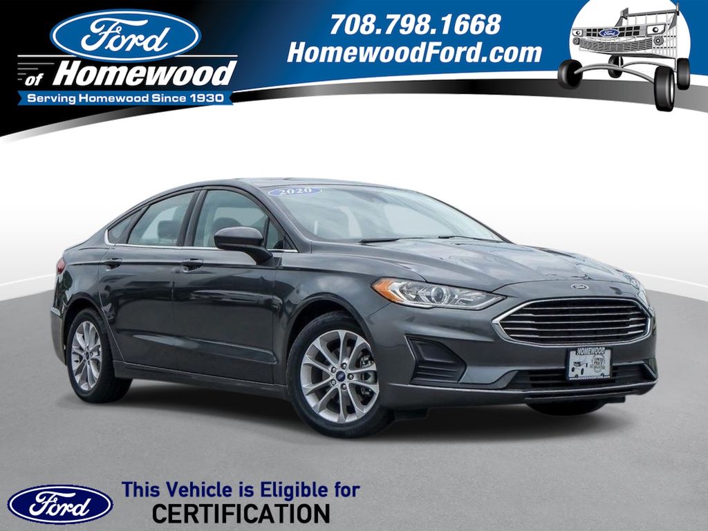 Gray (Magnetic) 2020 Ford Fusion Sedan Front-Wheel Drive 6-Speed Automatic