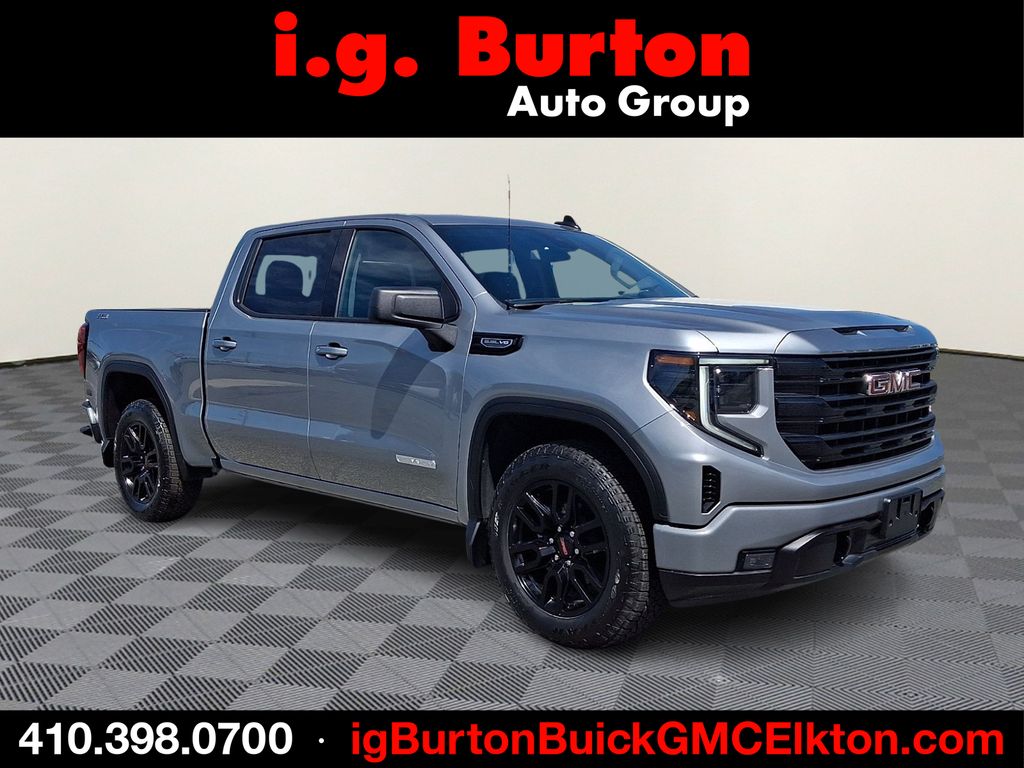 Sterling Metallic 2026 GMC Sierra 1500 Elevation Crew Cab 4WD Pickup Truck Four-Wheel Drive Automatic