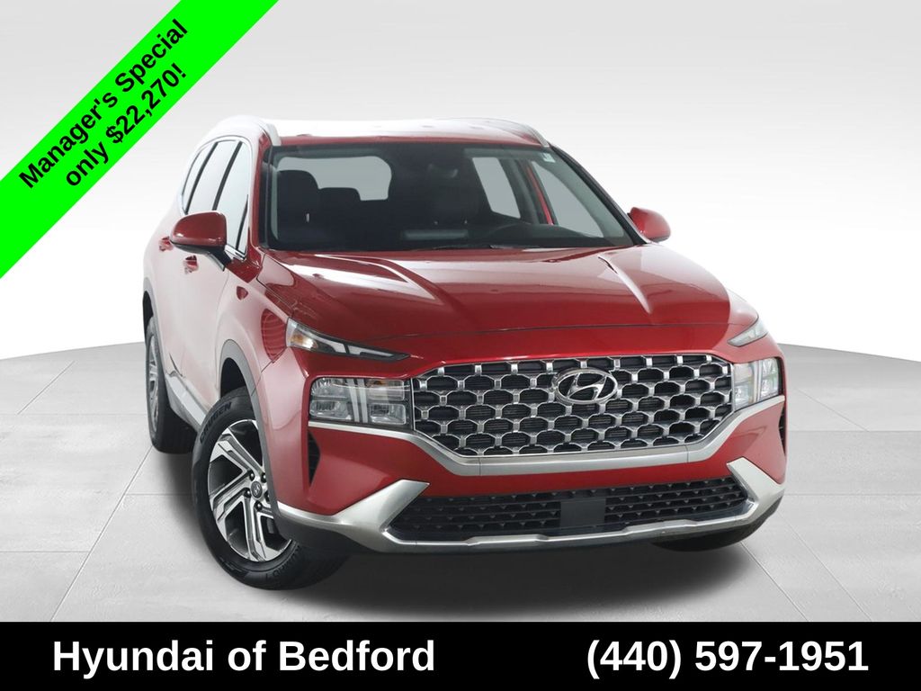 Calypso Red 2022 Hyundai Santa Fe SEL FWD SUV / Crossover Front-Wheel Drive 8-Speed Automatic