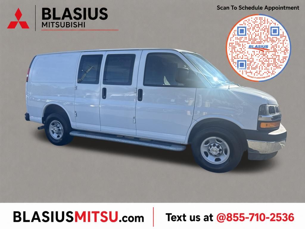Summit White 2024 Chevrolet Express Cargo Van Rear-Wheel Drive 8-Speed Automatic Overdrive