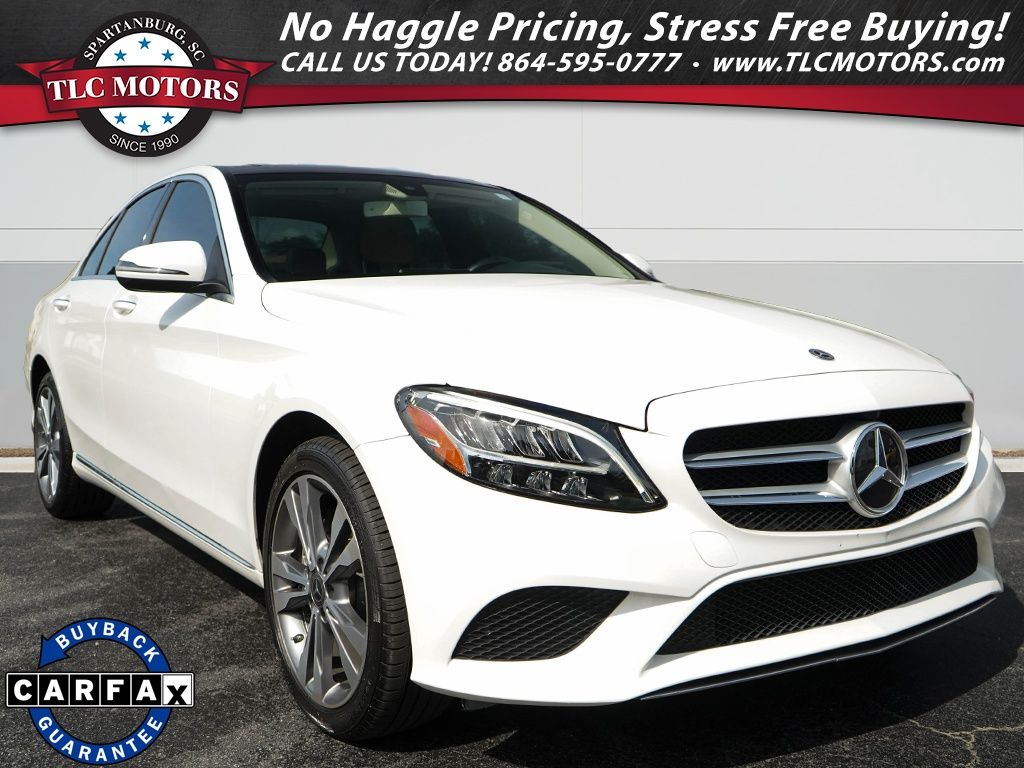 Polar White 2020 Mercedes-Benz C-Class Sedan All-Wheel Drive 9-Speed Automatic