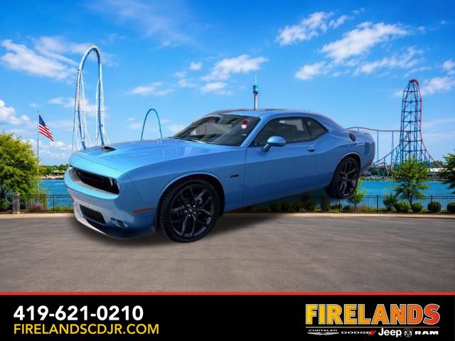 B5 Blue Pearlcoat 2023 Dodge Challenger Coupe Rear-Wheel Drive 8-Speed Automatic