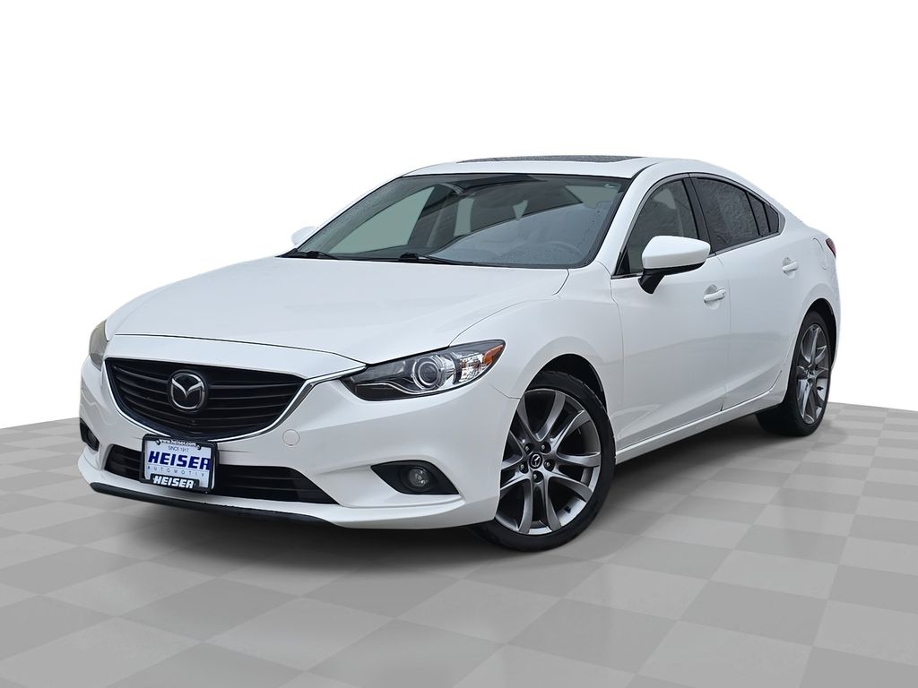 Snowflake White Pearl Mica 2014 Mazda MAZDA6 Sedan Front-Wheel Drive 6-Speed Automatic