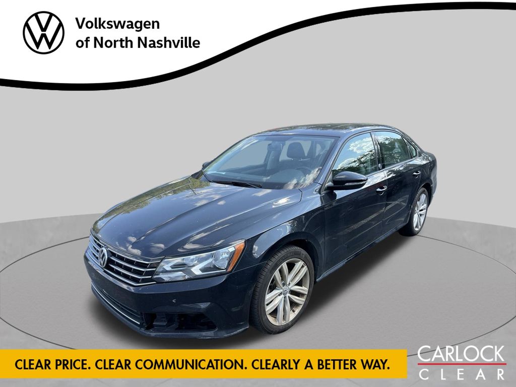 Deep Black Pearl 2019 Volkswagen Passat Sedan Front-Wheel Drive 6-Speed Automatic