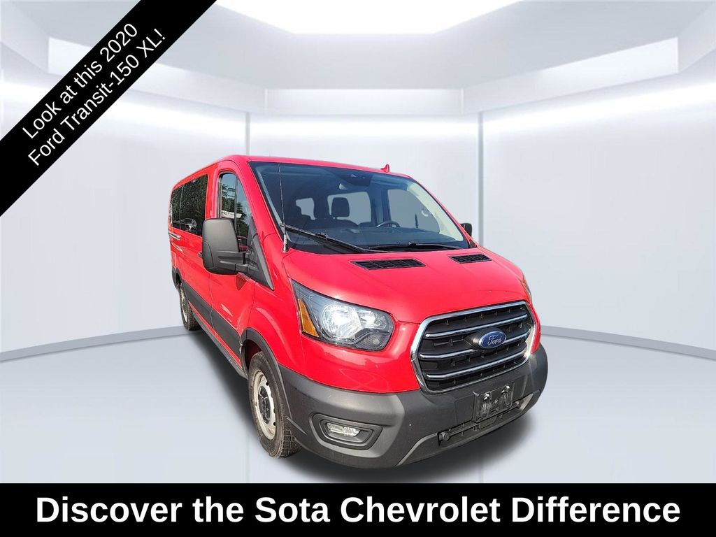 Race Red 2020 Ford Transit Passenger Van Rear-Wheel Drive