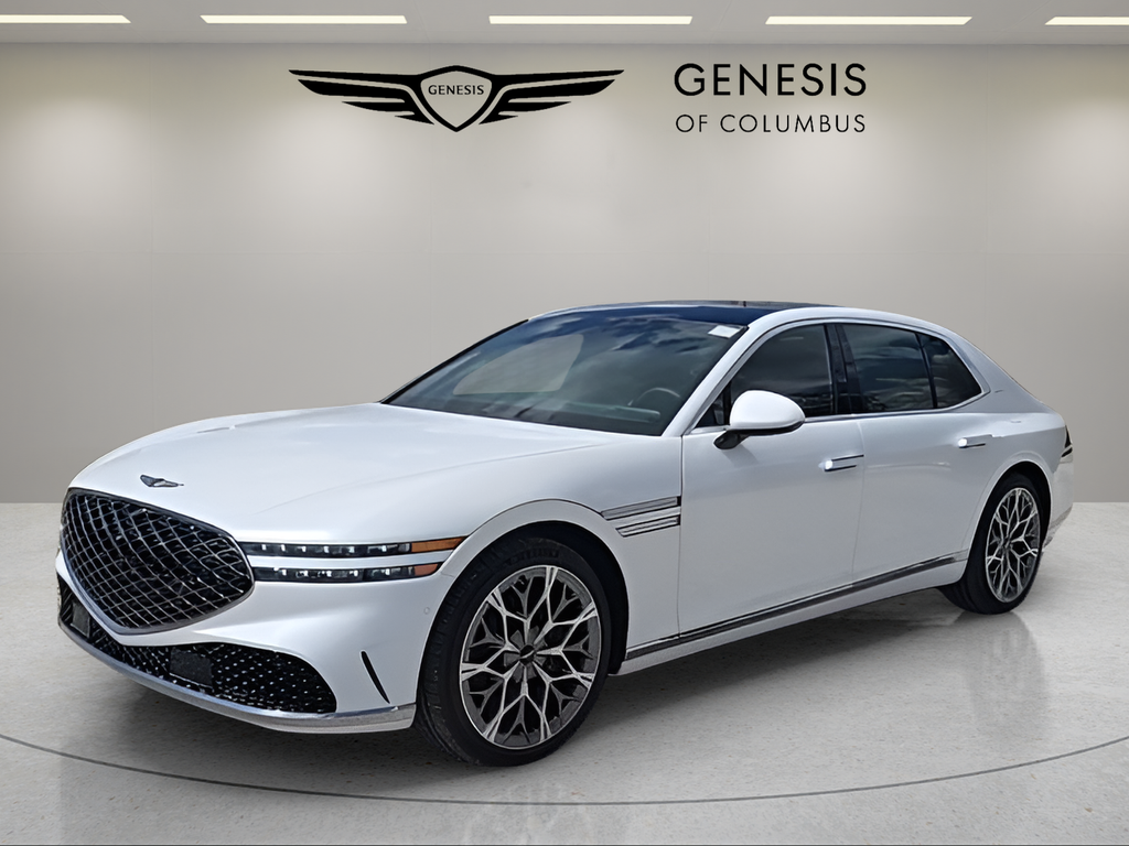 Uyuni White 2026 Genesis G90 Sedan All-Wheel Drive 8-Speed Automatic