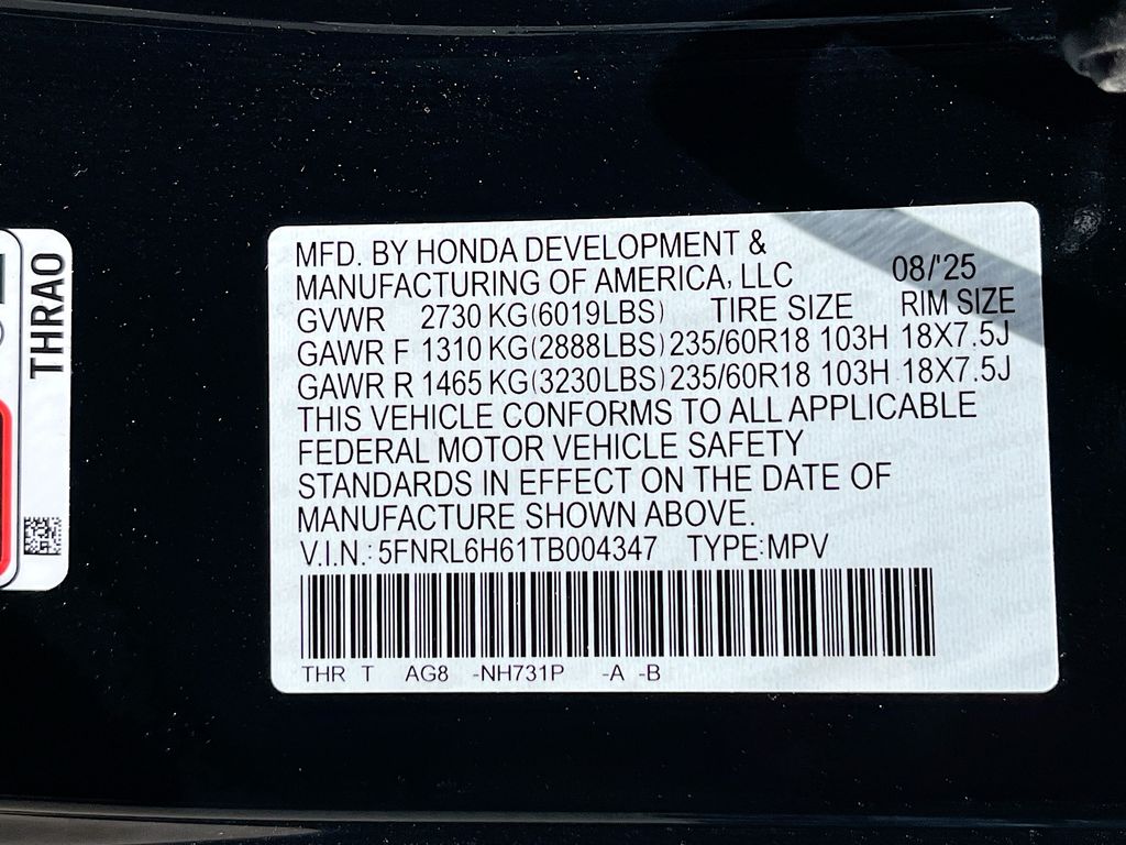 Used 2026 Black Honda EX-L image 34