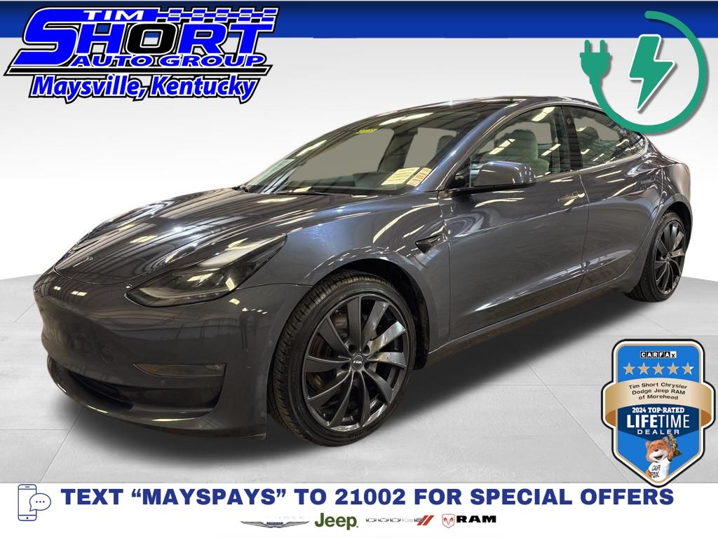 Midnight Silver Metallic 2022 Tesla Model 3 Long Range AWD Sedan All-Wheel Drive 1-Speed Automatic