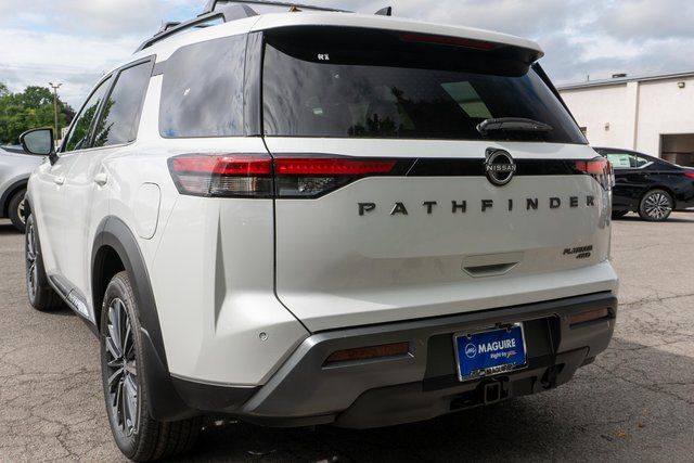 2026 Nissan Pathfinder Platinum White at John Sisson Motors