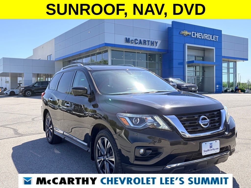 Gray (Magnetic Black) 2017 Nissan Pathfinder Platinum 4WD SUV / Crossover Four-Wheel Drive Continuously Variable Transmission