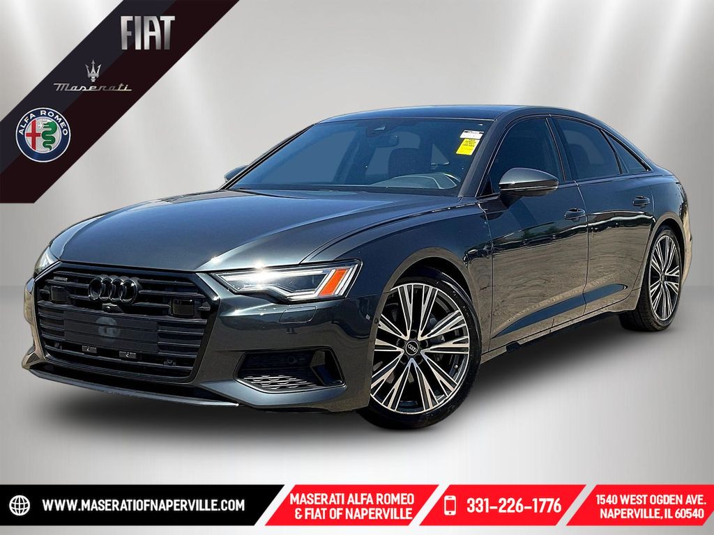Gray Metallic 2023 Audi A6 Sedan All-Wheel Drive 7-Speed Automatic