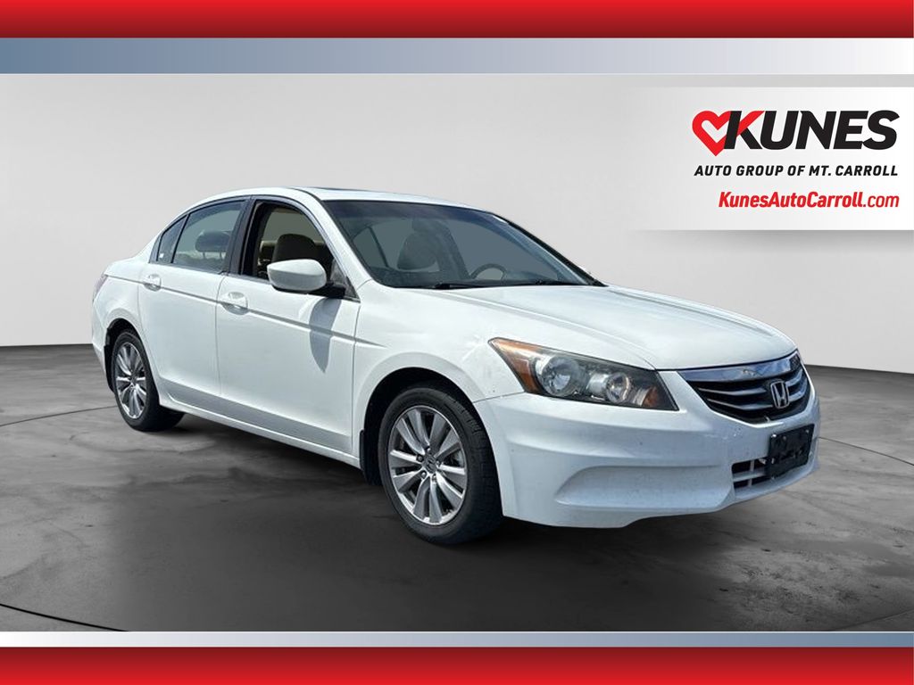Taffeta White 2012 Honda Accord EX-L Sedan Front-Wheel Drive 5-Speed Automatic Overdrive