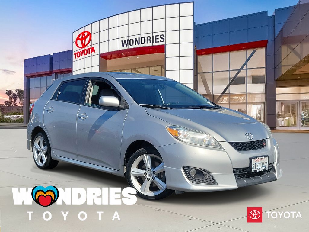 Classic Silver Metallic 2010 Toyota Matrix Hatchback Front-Wheel Drive 5-Speed Automatic