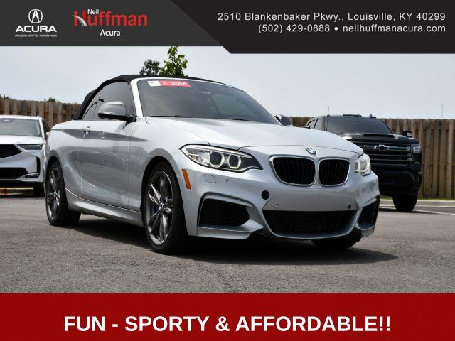 Glacier Silver Metallic 2016 BMW 2 Series M235i xDrive Convertible AWD Convertible All-Wheel Drive 8-Speed Automatic
