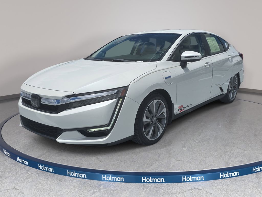 Platinum White Pearl 2018 Honda Clarity Hybrid Plug-In Sedan Front-Wheel Drive Continuously Variable Transmission