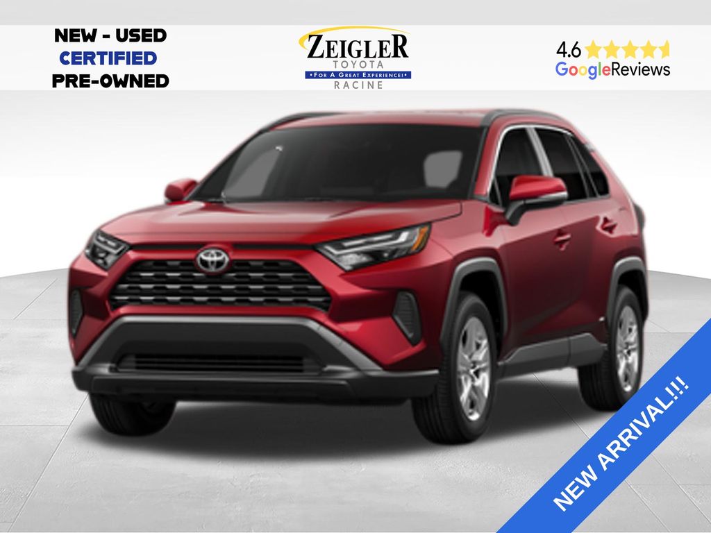 Red 2025 Toyota RAV4 Hybrid SUV / Crossover All-Wheel Drive Continuously Variable Transmission