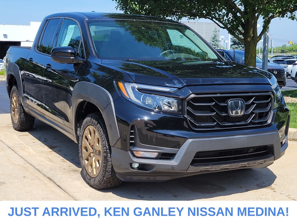 Crystal Black Pearl 2021 Honda Ridgeline Pickup Truck All-Wheel Drive 9-Speed Automatic
