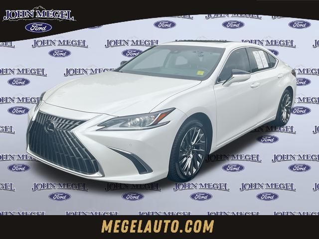 White Pearl 2024 Lexus ES Hybrid Sedan Front-Wheel Drive Continuously Variable Transmission