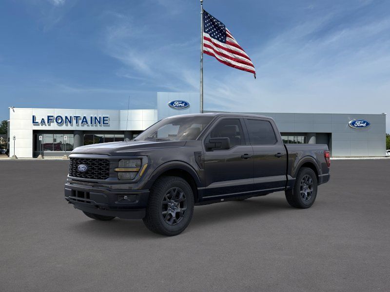 Black Metallic 2026 Ford F-150 STX 4dr SuperCrew 4WD Pickup Truck Four-Wheel Drive Automatic