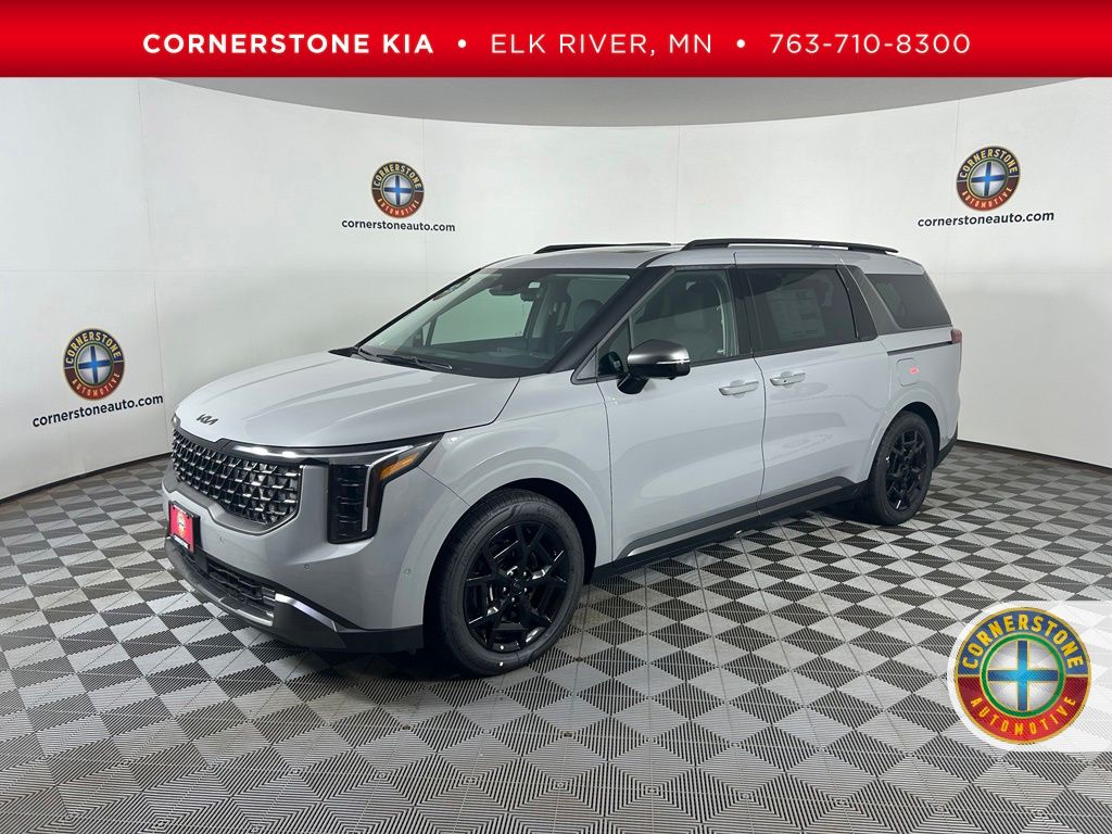 Ceramic Silver 2026 Kia Carnival Minivan Front-Wheel Drive 8-Speed Automatic
