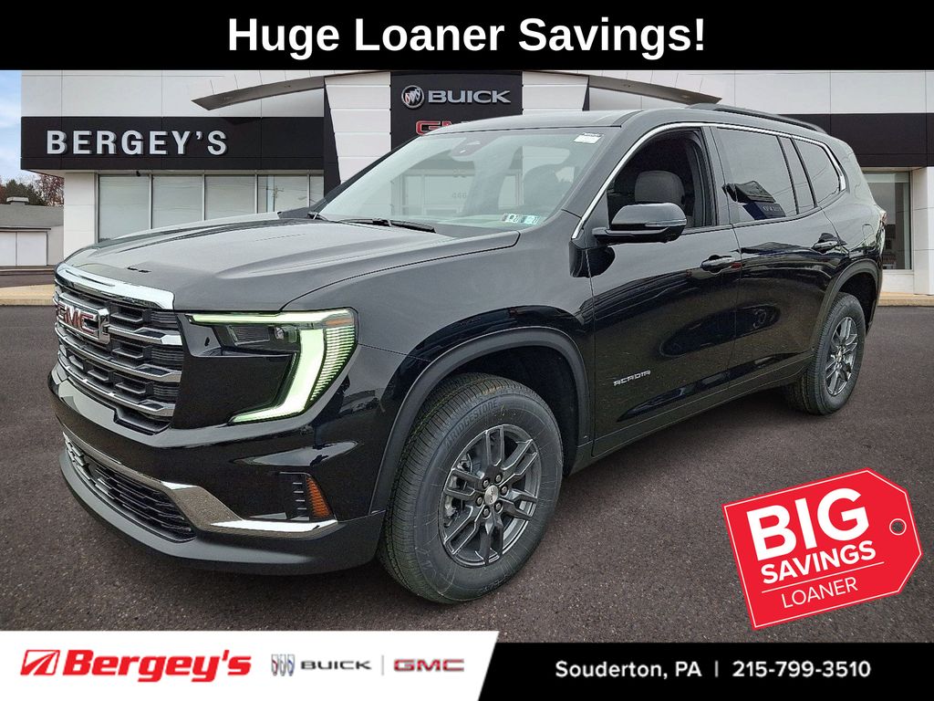 Black (Ebony Twilight Metallic) 2026 GMC Acadia SUV / Crossover Four-Wheel Drive 8-Speed Automatic