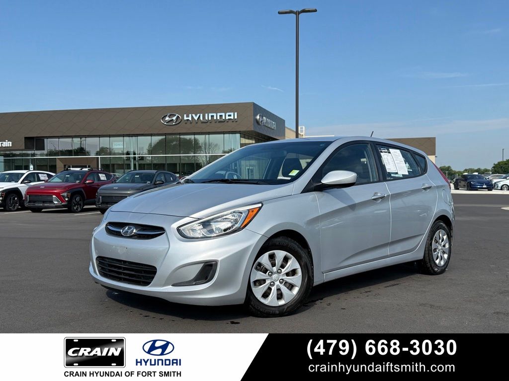 Silver Metallic 2015 Hyundai Accent Hatchback Front-Wheel Drive 6-Speed Automatic Overdrive