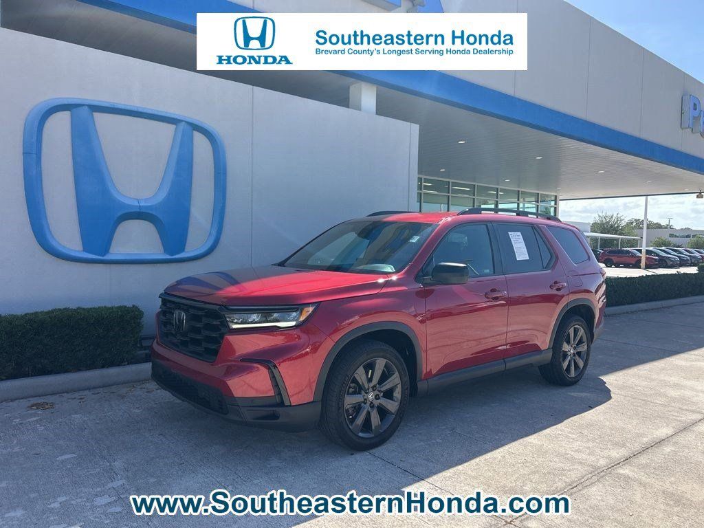 Red 2024 Honda Pilot Sport AWD SUV / Crossover All-Wheel Drive Automatic